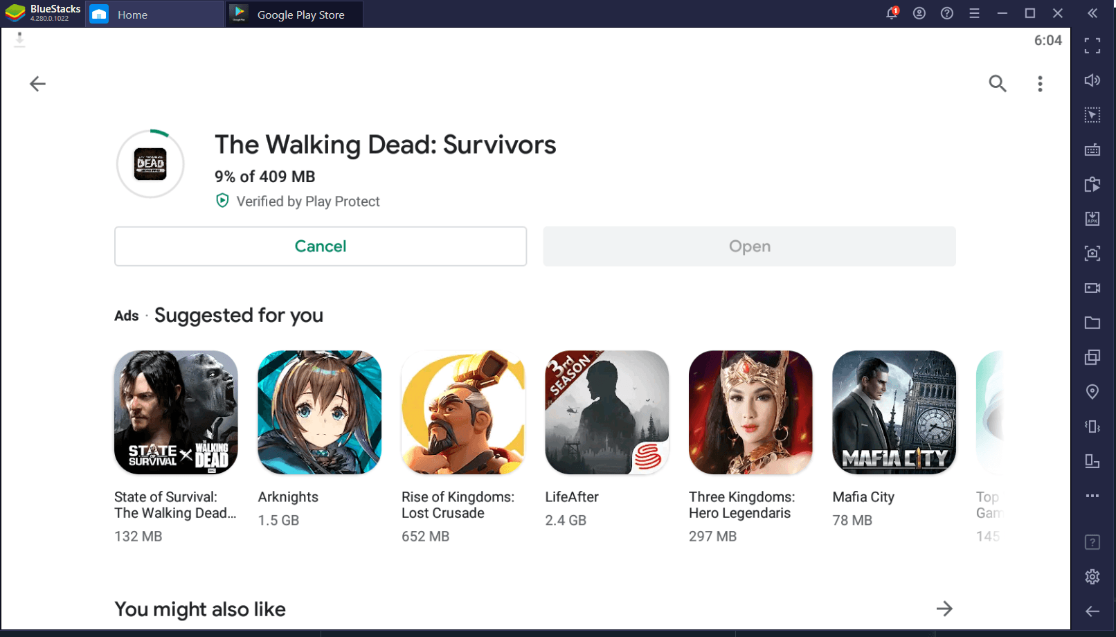 Cara Bermain The Walking Dead: Survivors di PC Lewat BlueStacks