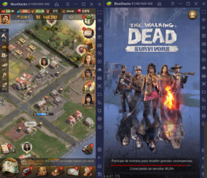 Como jogar The Walking Dead: Survivors no PC usando o BlueStacks