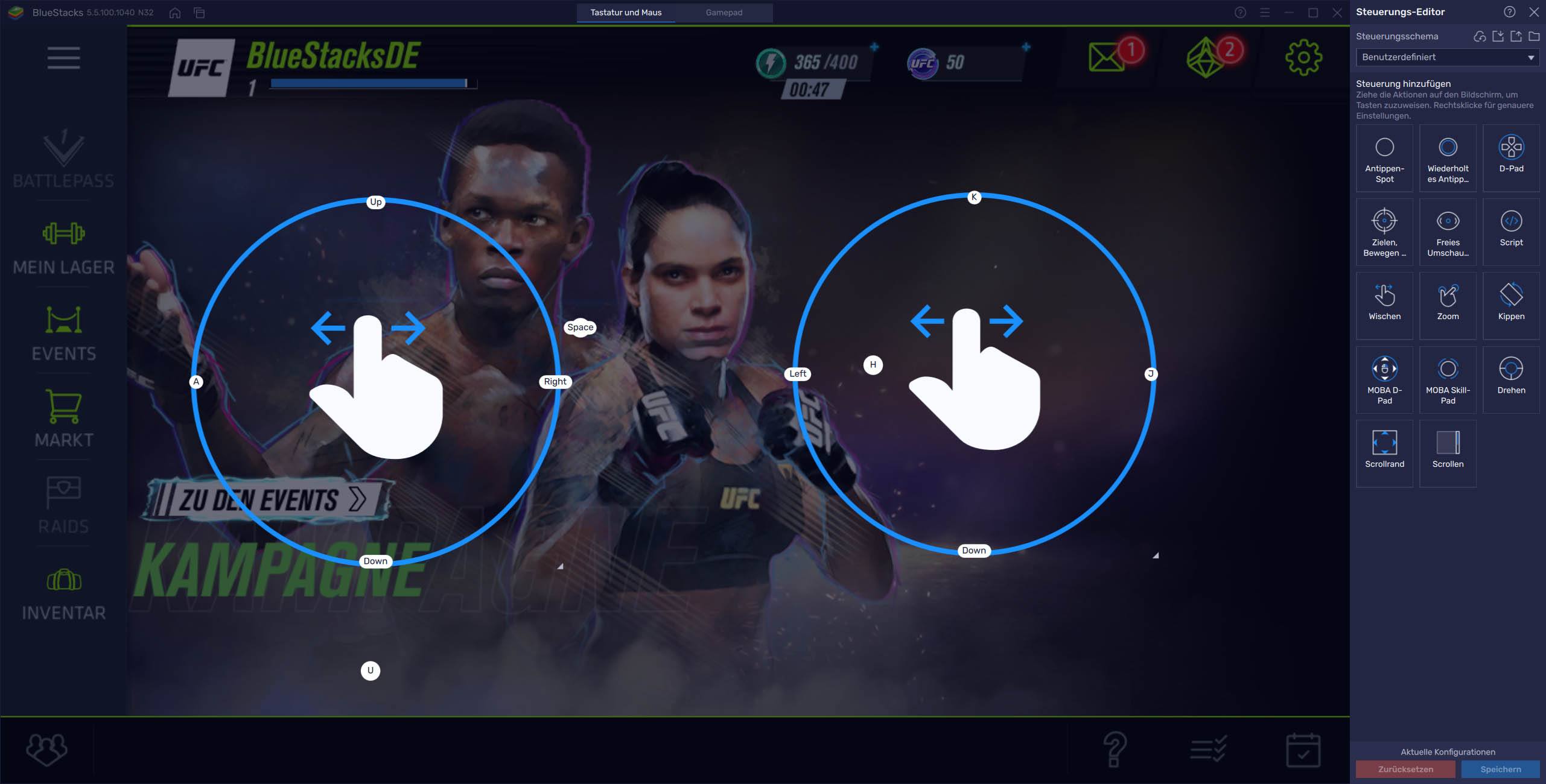 UFC Mobile 2 auf dem PC – So konfigurierst du BlueStacks für die beste Steuerung und Leistung