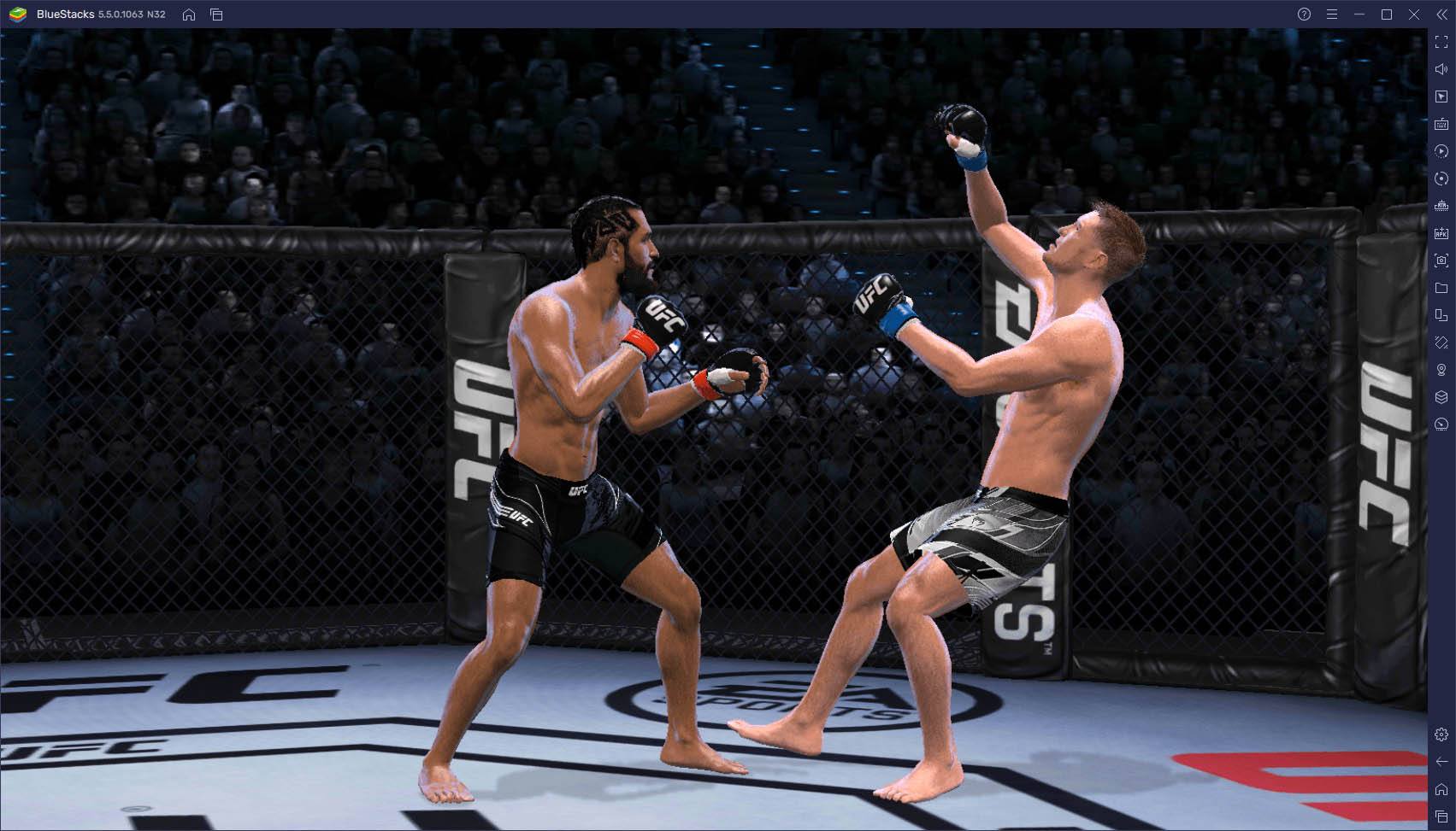 UFC Mobile 2 auf dem PC – Tipps und Tricks, um Matches zu gewinnen und KOs zu erzielen