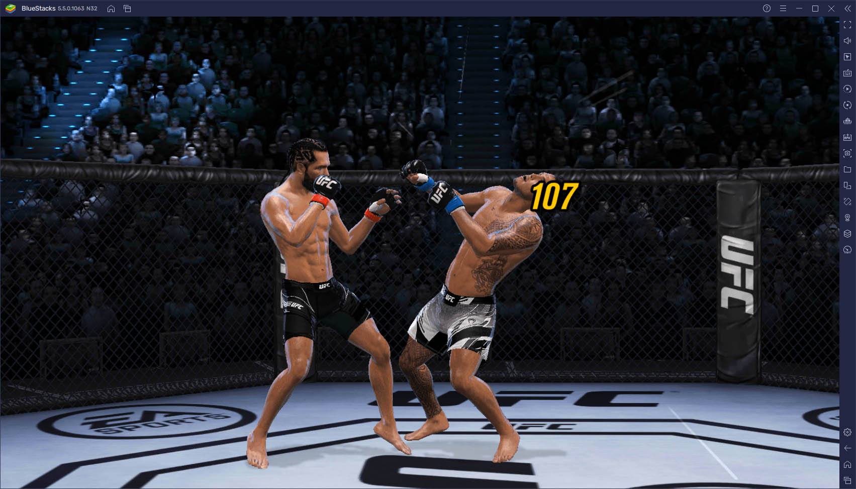 UFC Mobile 2 auf dem PC – Tipps und Tricks, um Matches zu gewinnen und KOs zu erzielen