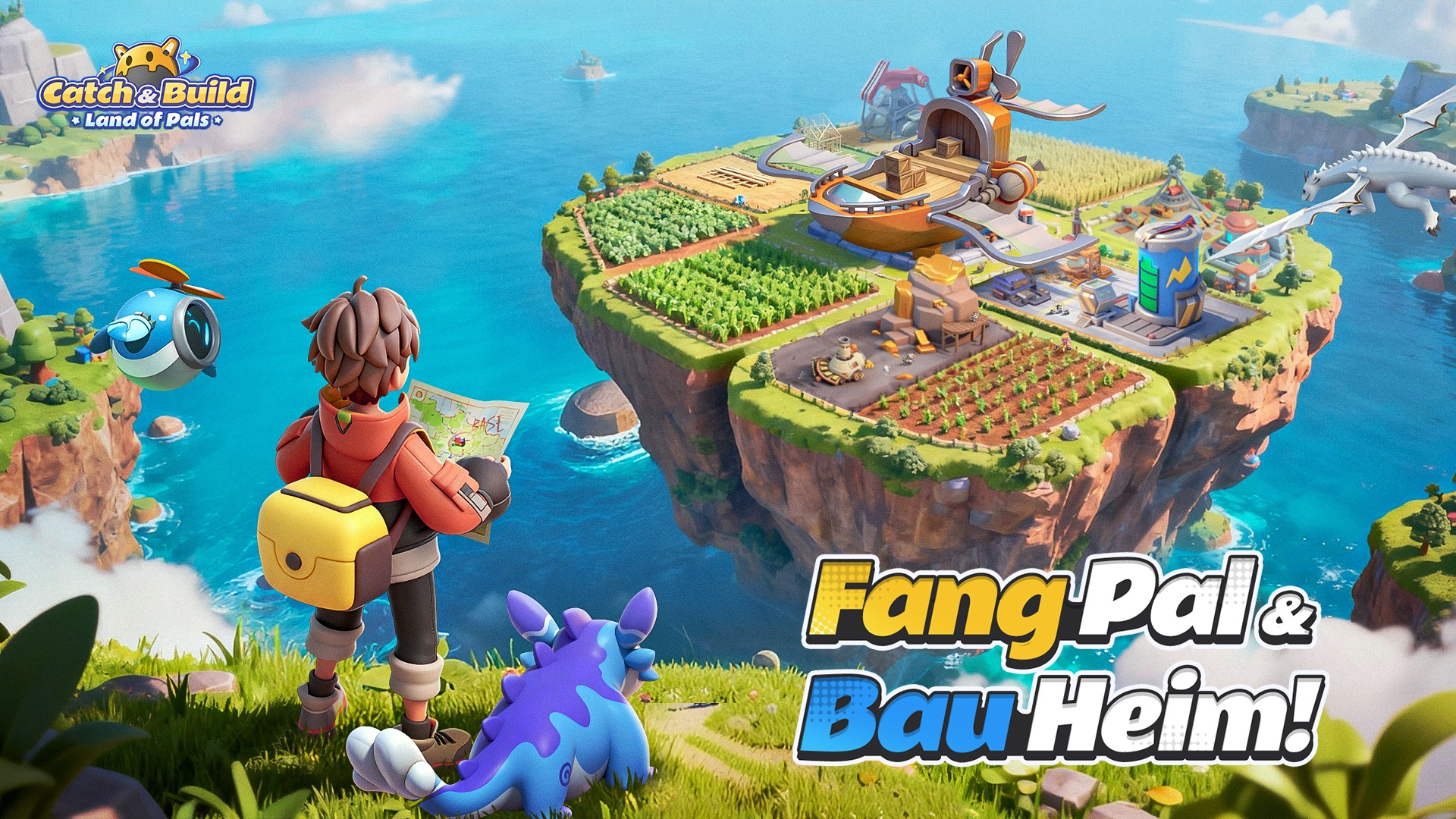 So installierst du Catch & Build: Land of Pals auf dem PC und spielst es mit BlueStacks