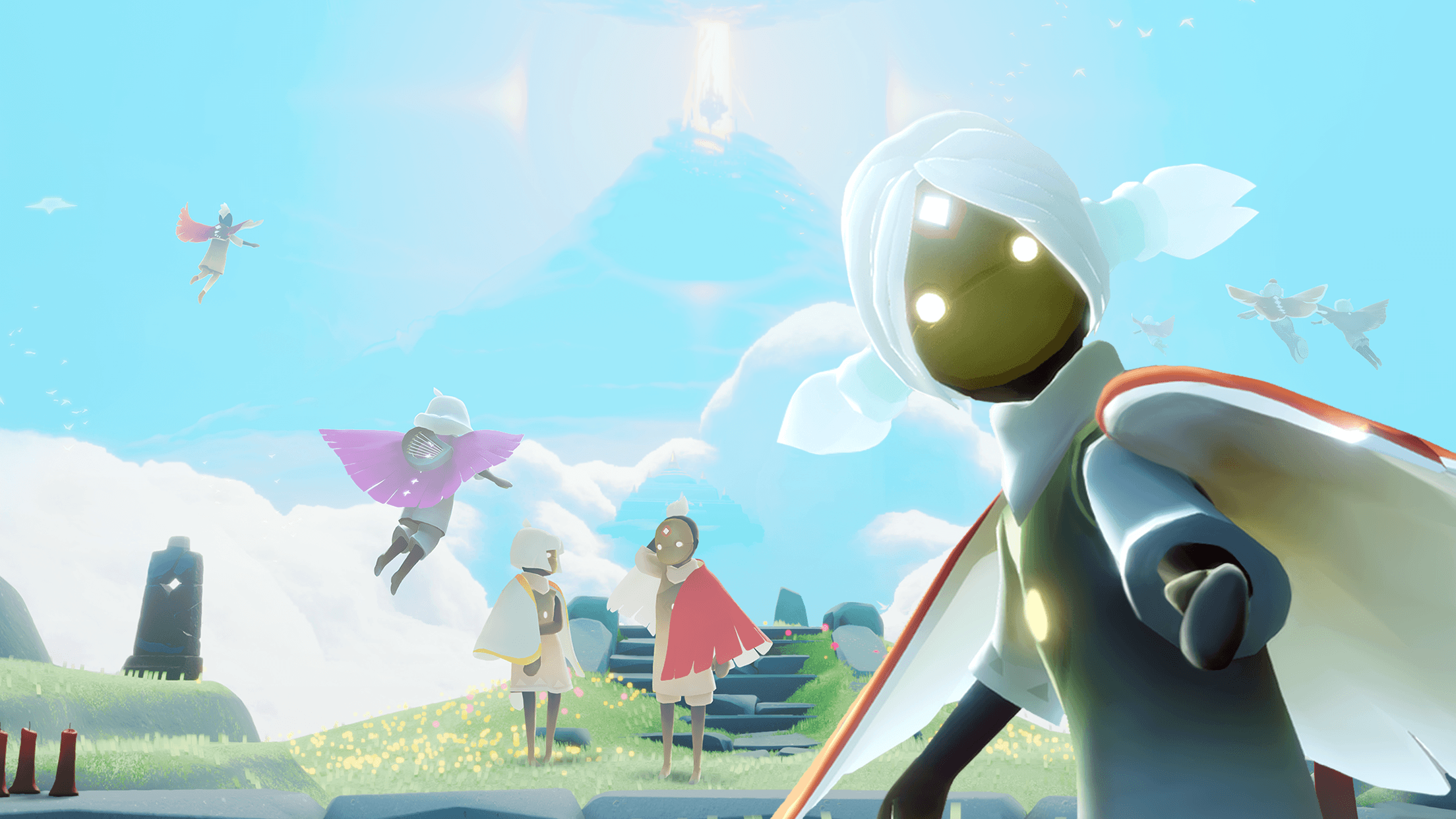 Guía de instalación de Sky Niños de la Luz - Explora las Ruinas Flotantes en PC con BlueStacks