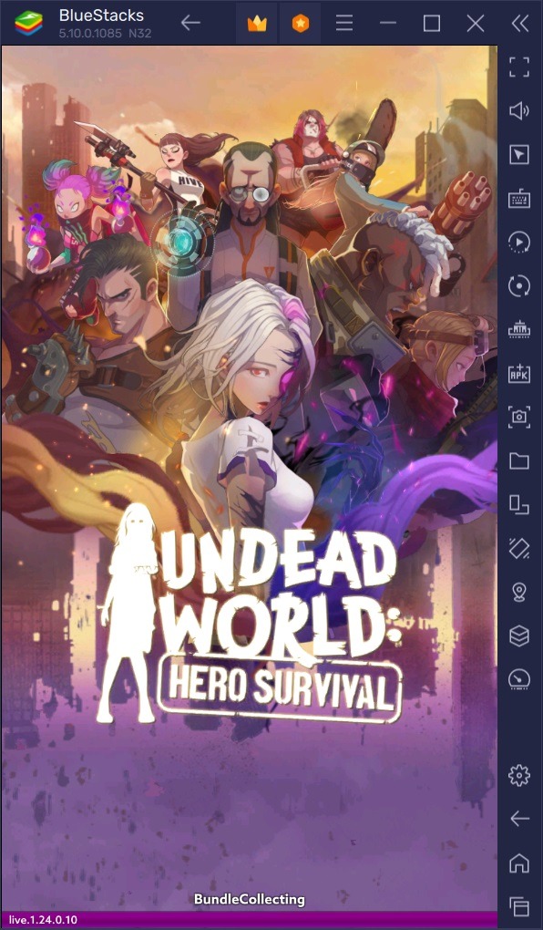 Инструменты BlueStacks для эффективной игры в Undead World: Hero Survival