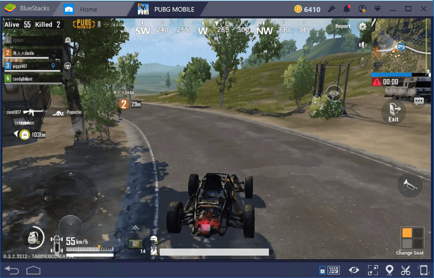 PUBG Mobile Vehicles Control