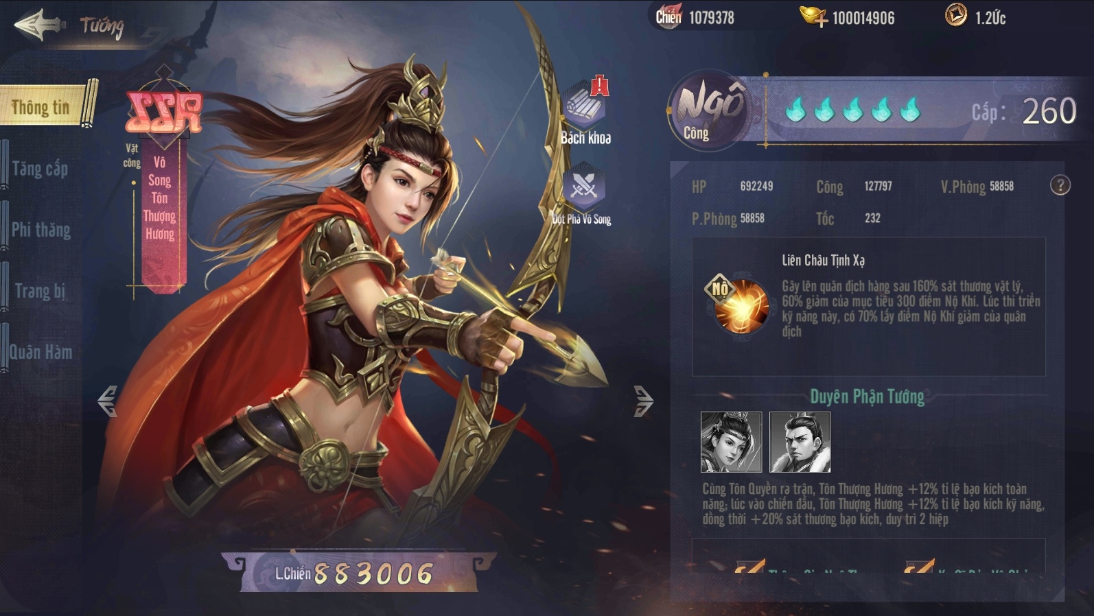 Vương Giả Thiên Hạ: Các loại tướng lĩnh trong game