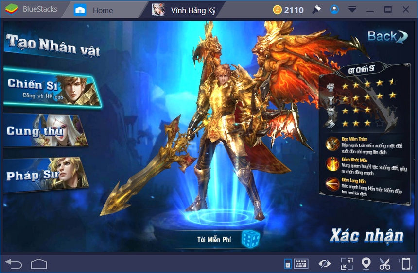 Giới thiệu class nhân vật trong game Vĩnh Hằng Kỷ Nguyên