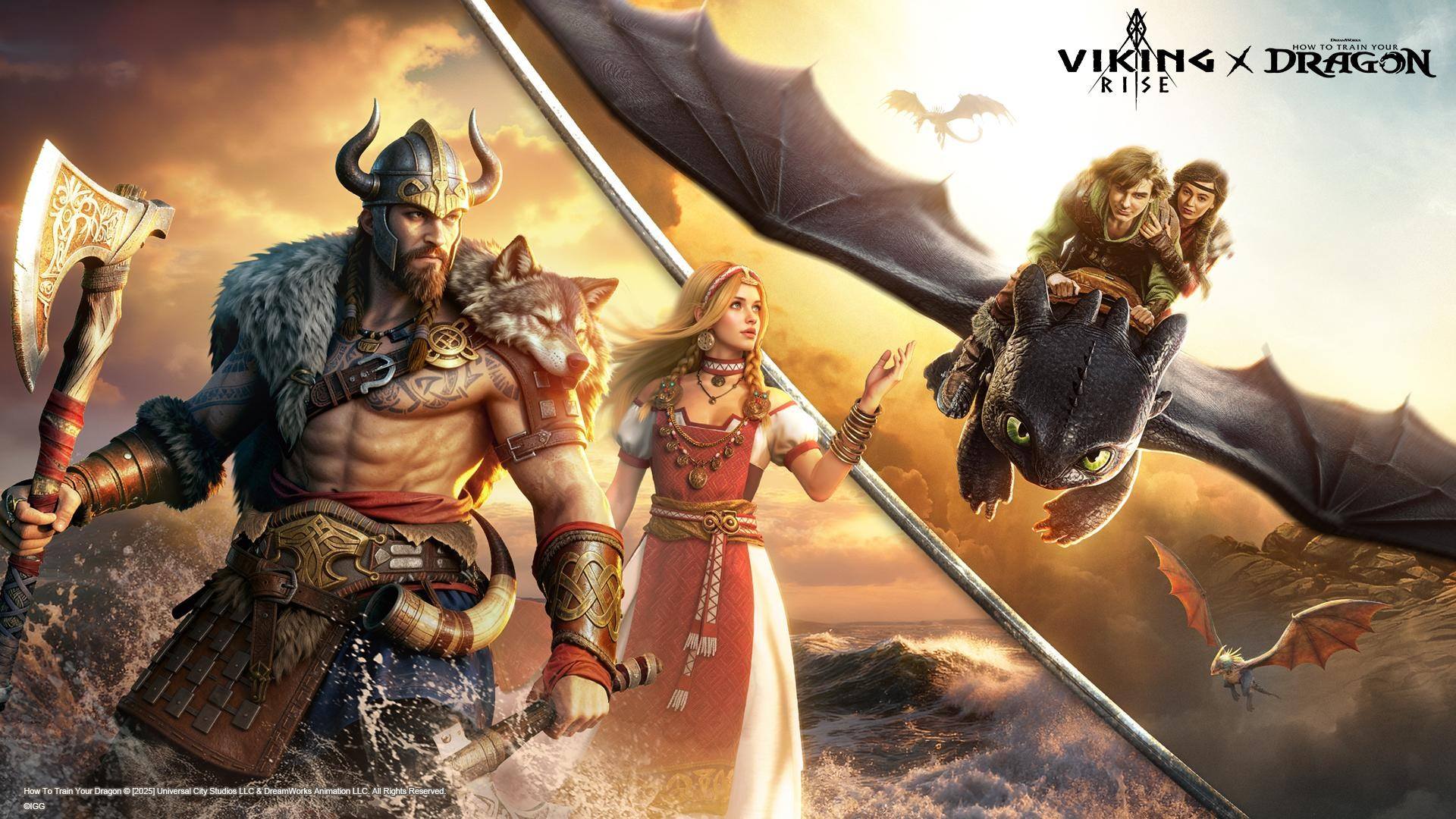 IGG's strategy game Viking Rise teams up with DreamWorks Animation’s How to Train Your Dragon for an exciting collaboration event