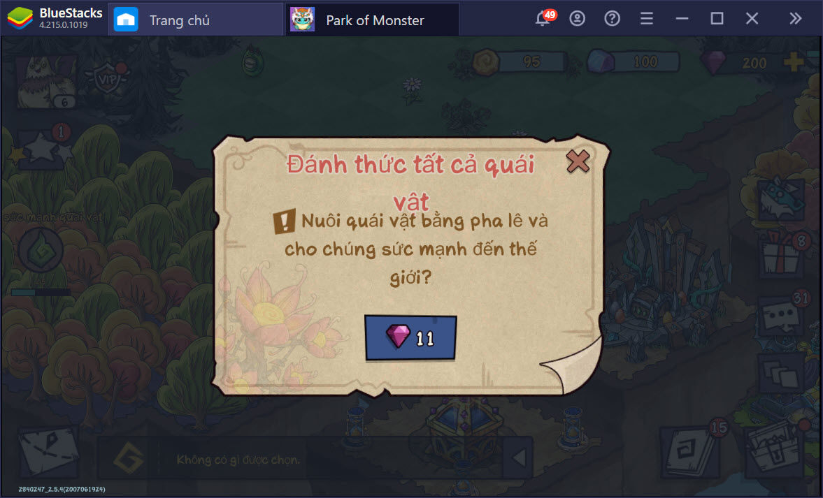 Dạo chơi công viên quái vật Park of Monster trên PC