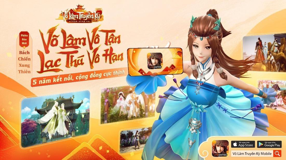 VLTK Mobile ra mắt phiên bản mới Bách Chiến Xung Thiên, thay đổi bộ nhận diện