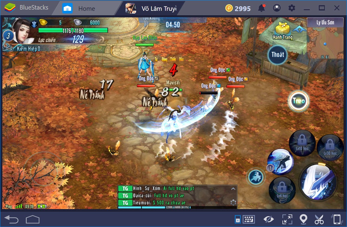 Hướng dẫn thiết lập Game controls khi chơi Võ Lâm Truyền Kỳ Mobile với BlueStacks 4