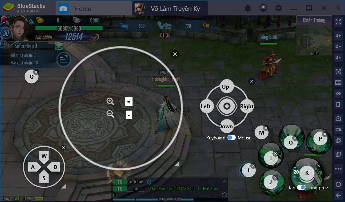 Tối ưu PVP với Game Controls trong VLTK Mobile