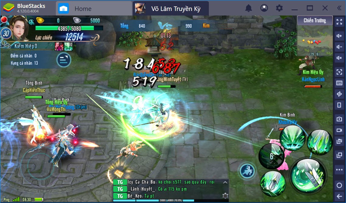 Tối ưu PVP với Game Controls trong VLTK Mobile