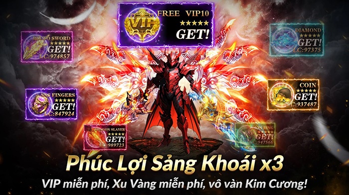 Nhanh tay nhận gift code Võ Thần Kỳ Tích nhân dịp game ra mắt