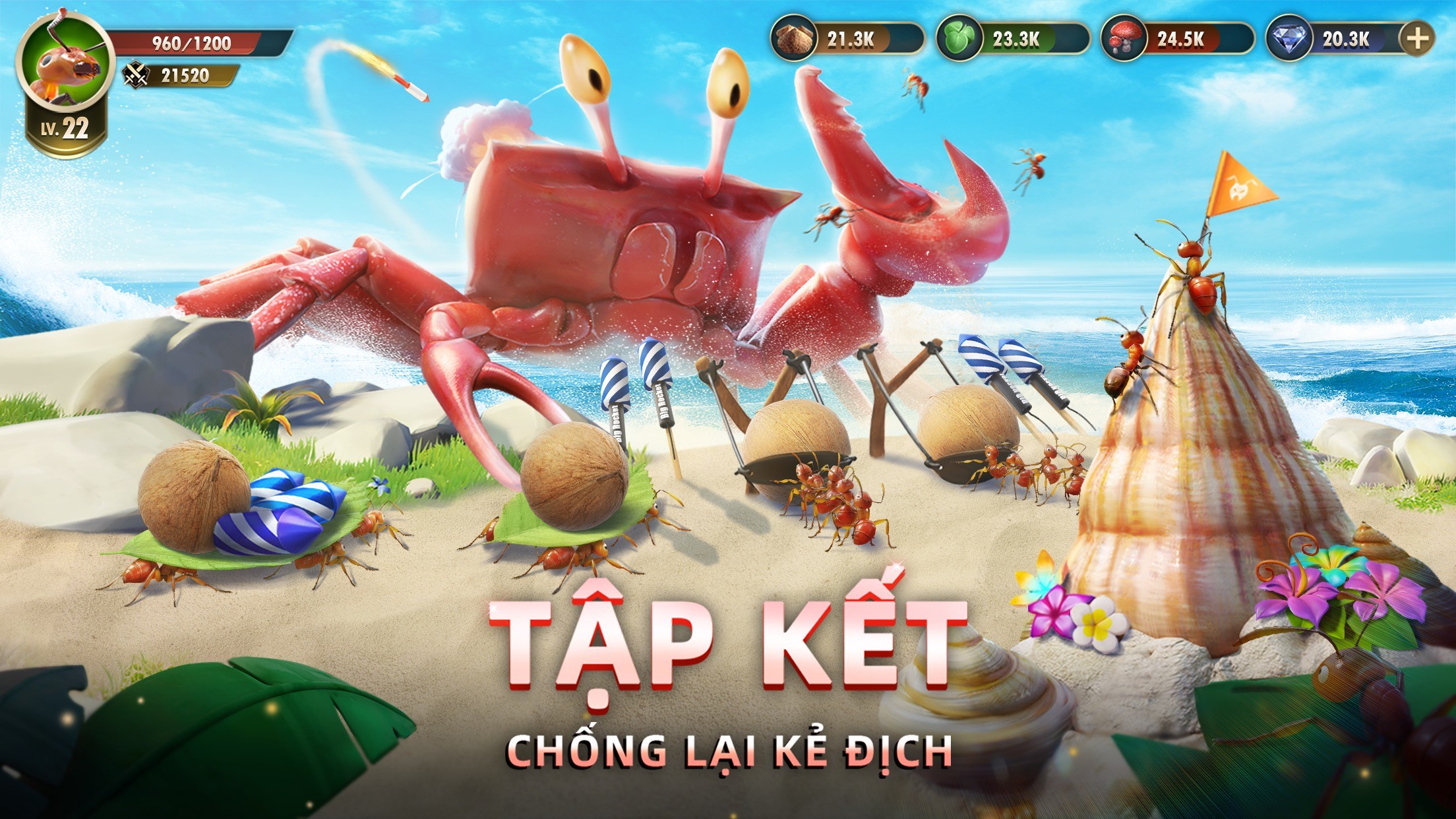 Vương Quốc Kiến - Gamota: Trải nghiệm game chiến thuật mới lạ trên PC cùng BlueStacks