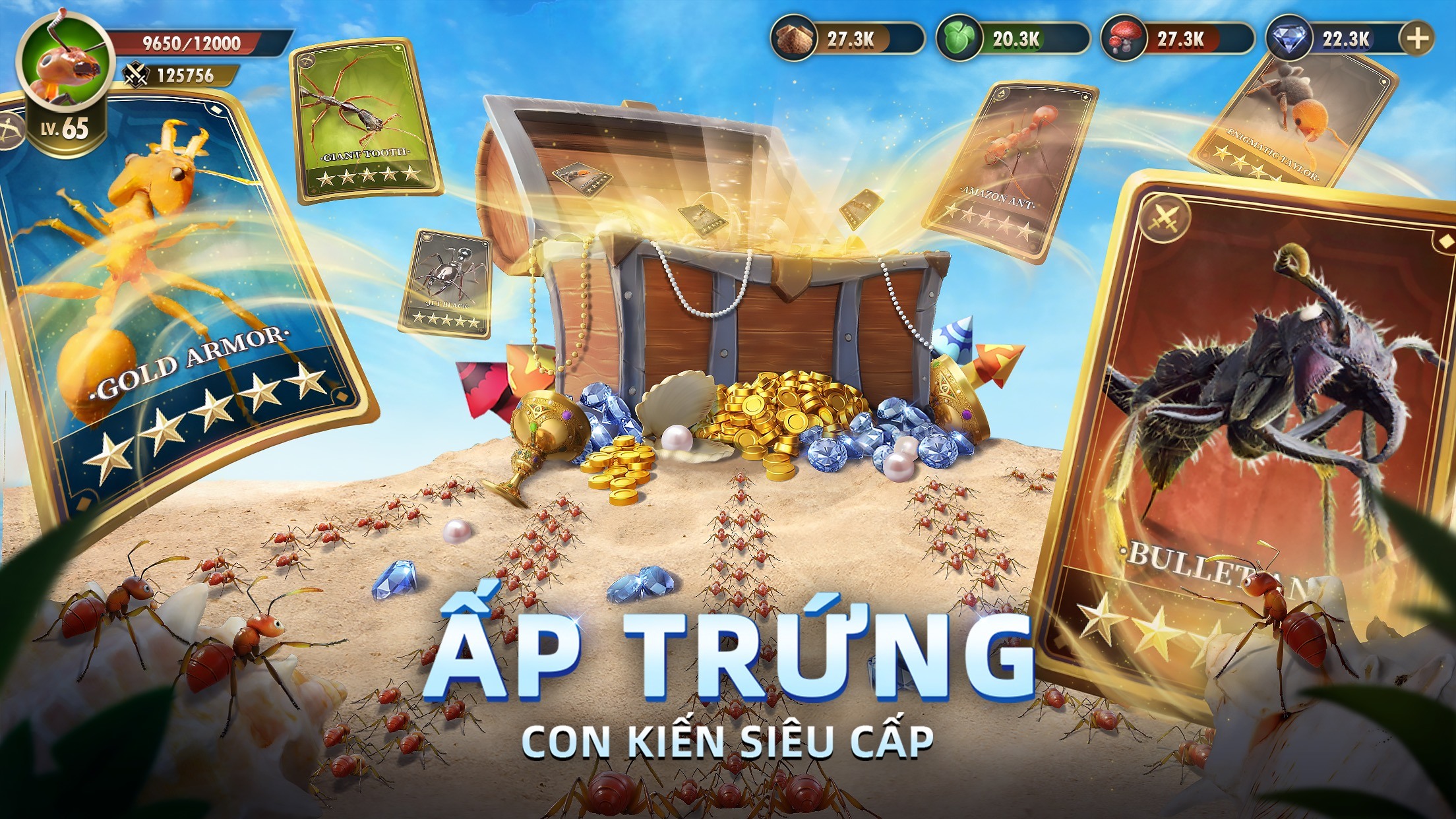 Vương Quốc Kiến - Gamota: Trải nghiệm game chiến thuật mới lạ trên PC cùng BlueStacks