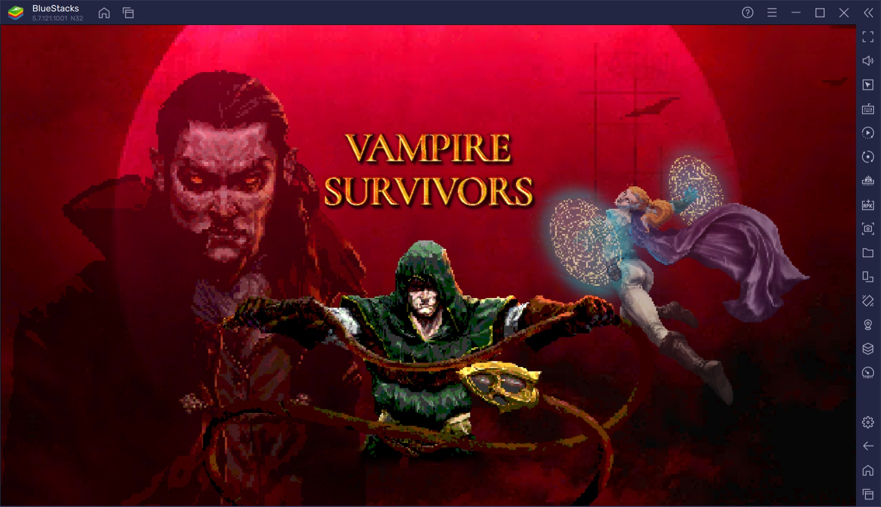 Лучшие инструменты BlueStacks для игры Vampire Survivors