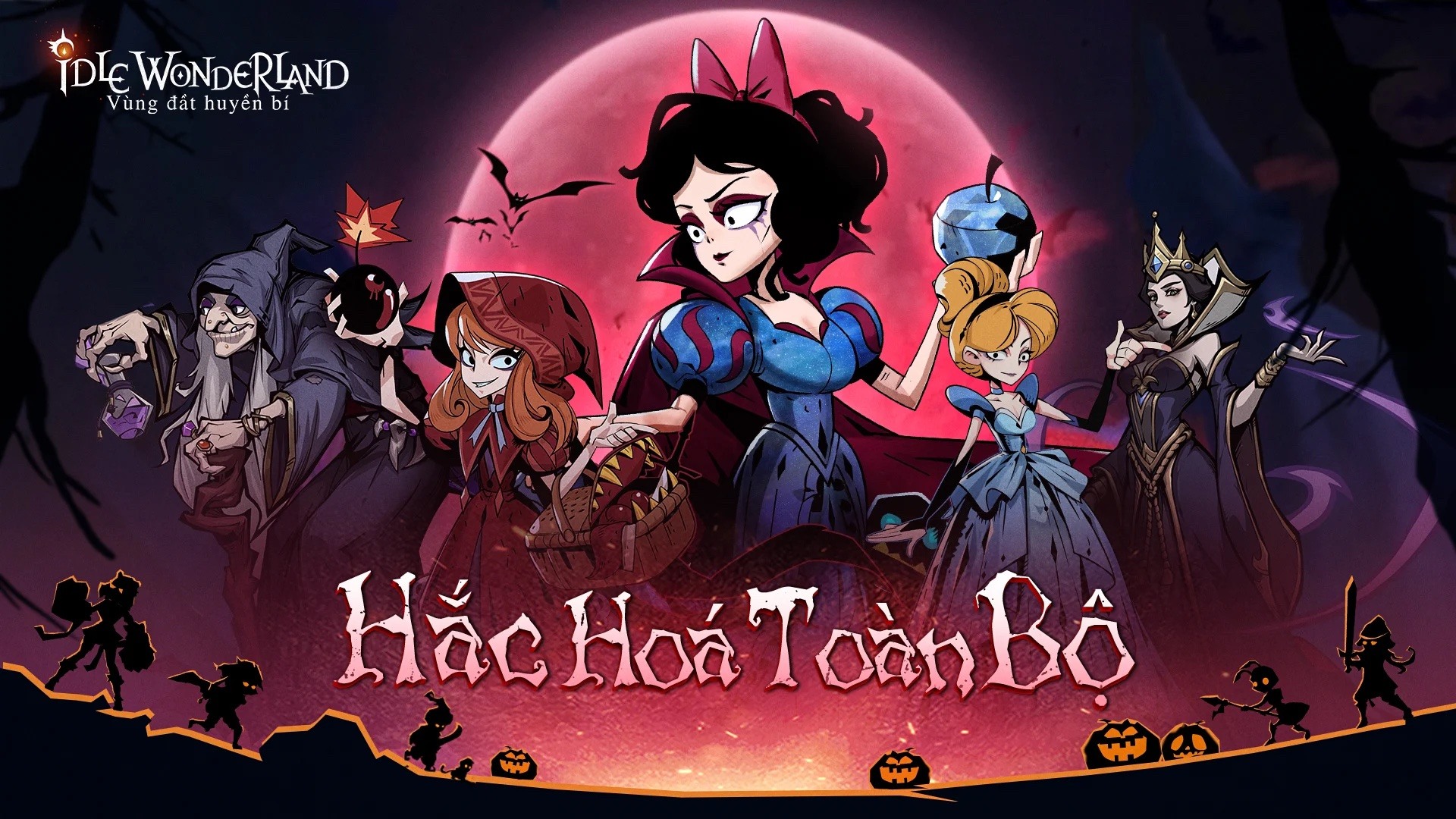 Idle Wonderland - Vùng Đất Huyền Bí: Tựa game độc lạ đề tài cổ tích nhưng với phong cách hắc ám