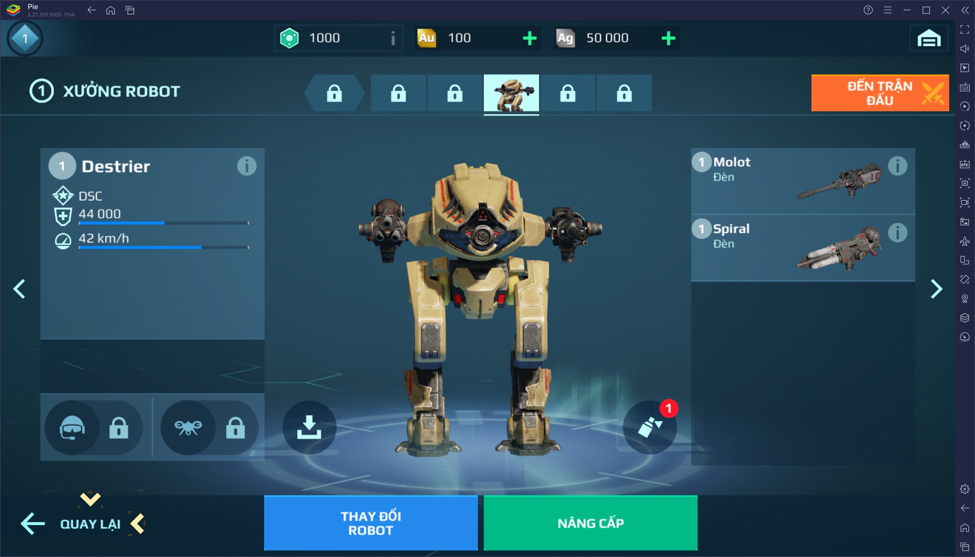 Trở thành phi công điều khiển robot chiến đấu khi chơi War Robots Multiplayer Battles trên PC với BlueStacks