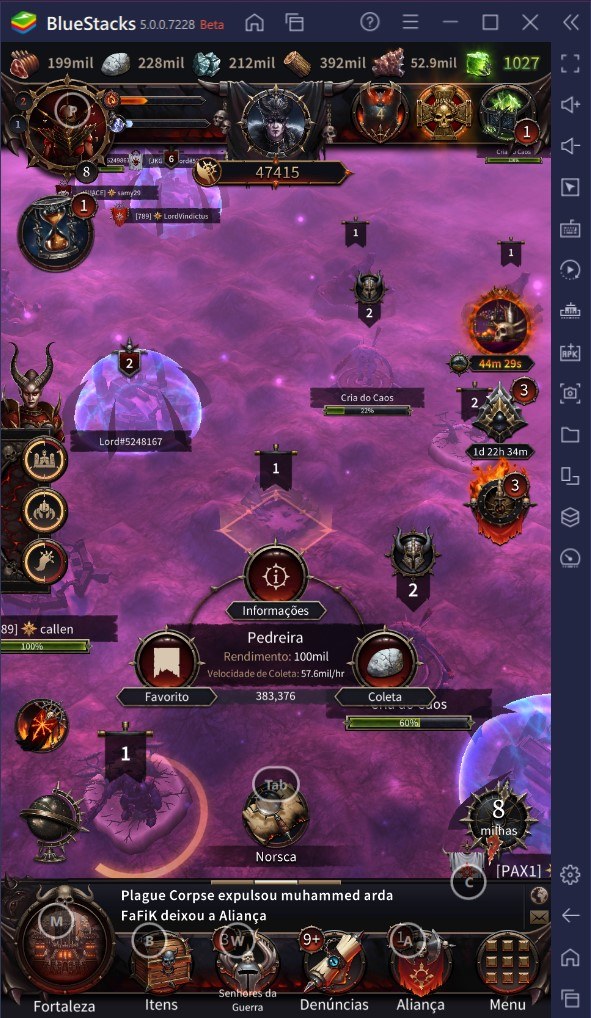 Preparando as fundações de uma Fortaleza de sucesso no Warhammer: Chaos & Conquest