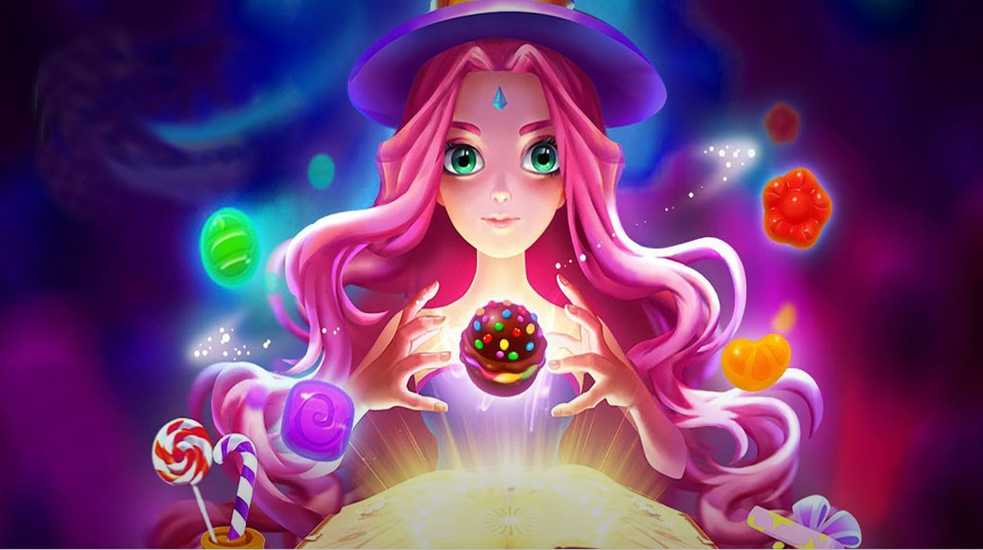 Sweet Candy Witch - Match 3 Puzzle