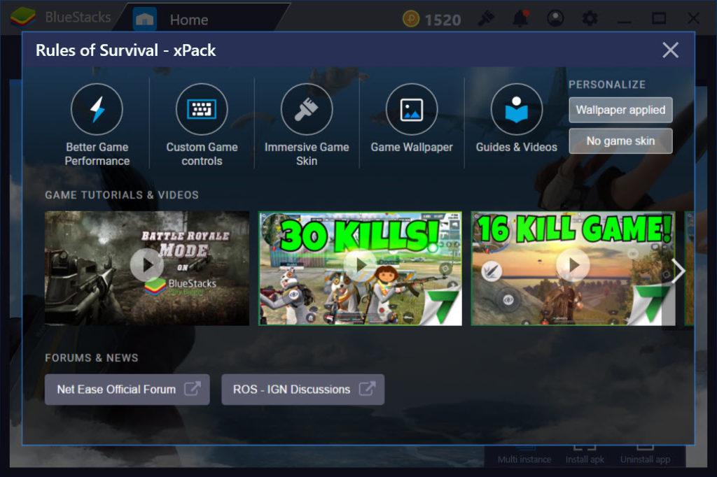 Lợi thế khi chơi Rules of Survival trên PC so với di động | BlueStacks 4