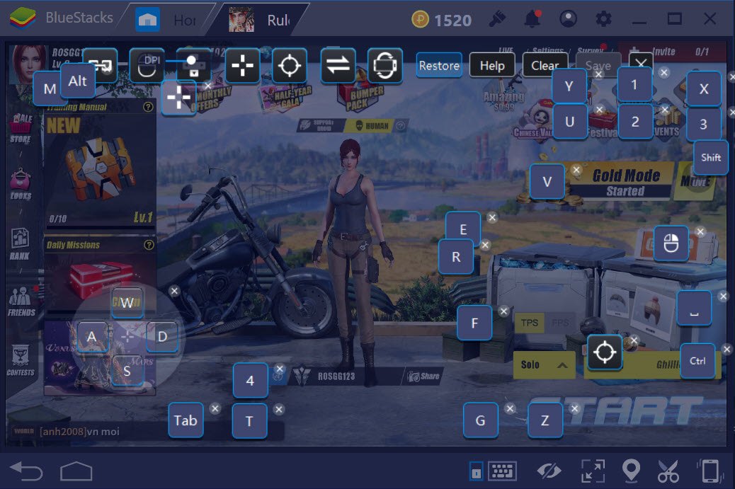 Lợi thế khi chơi Rules of Survival trên PC so với di động