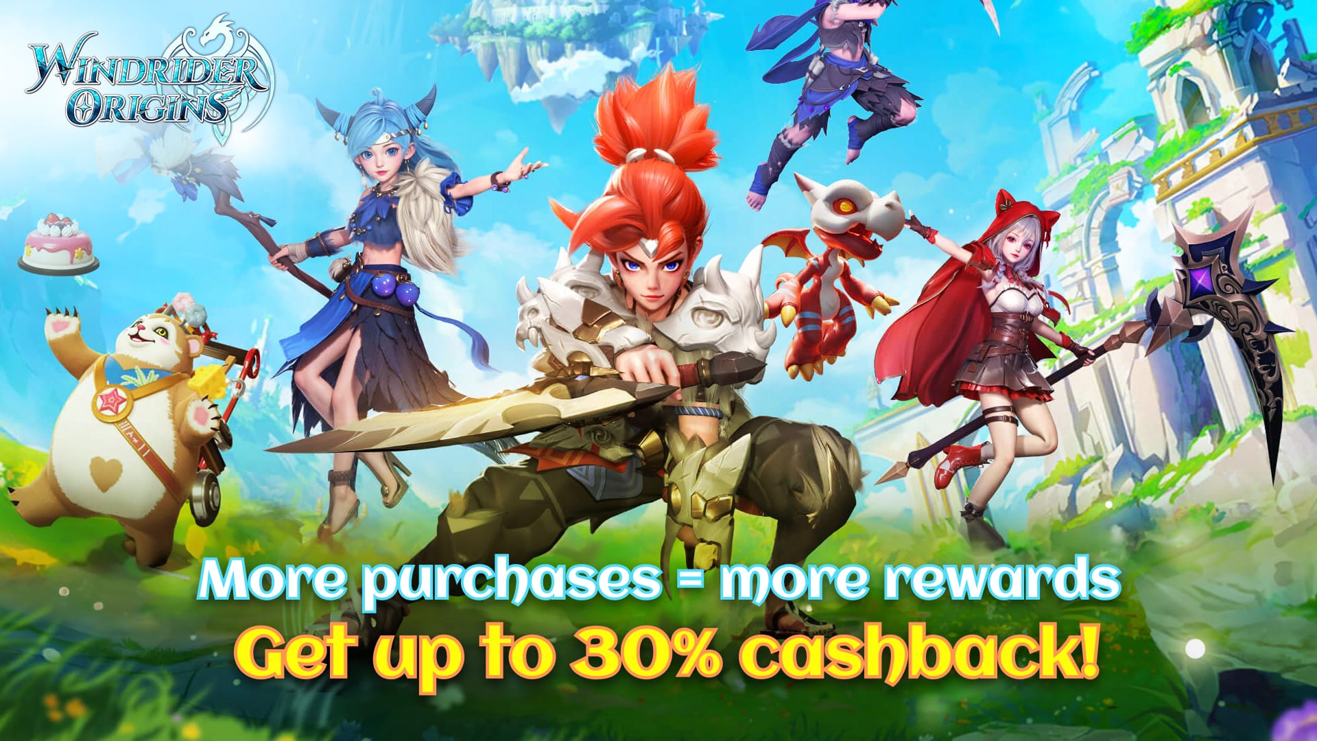 Get Up to 30% Cashback on All Purchases in Windrider Origin – Limited Time Offer!