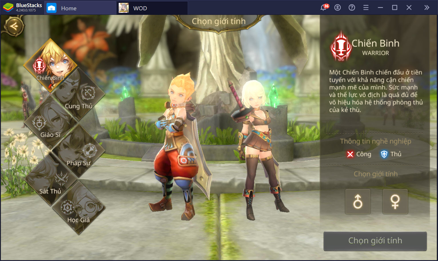 Giới thiệu hệ thống nhân vật trong vùng đất rồng World of Dragon Nest