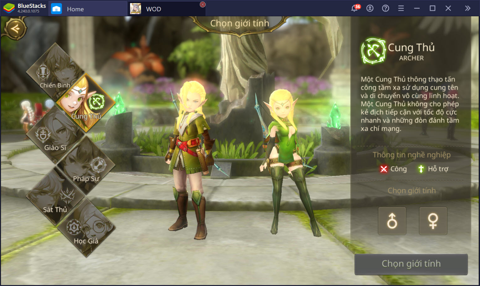 Giới thiệu hệ thống nhân vật trong vùng đất rồng World of Dragon Nest