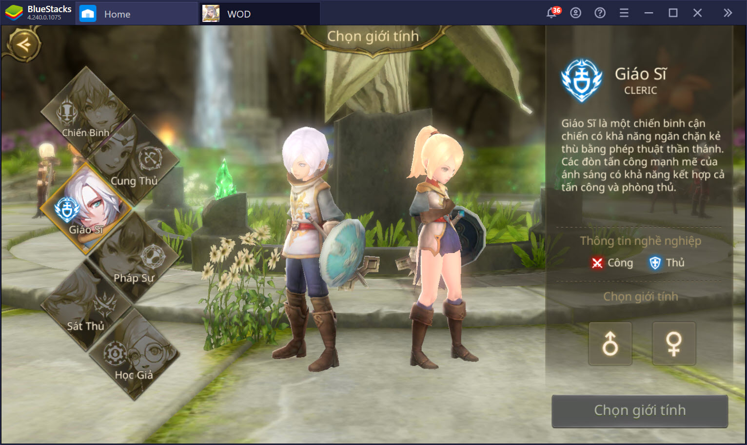 Giới thiệu hệ thống nhân vật trong vùng đất rồng World of Dragon Nest