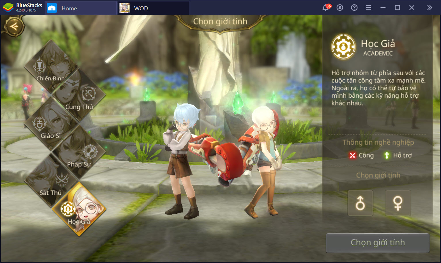 Giới thiệu hệ thống nhân vật trong vùng đất rồng World of Dragon Nest