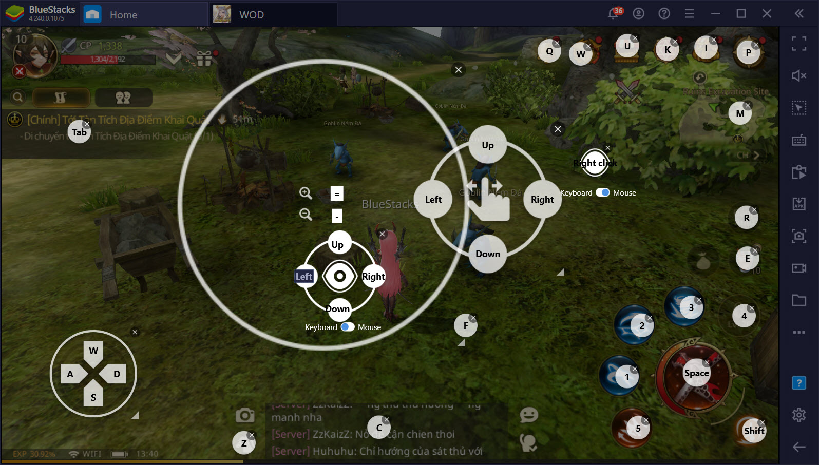 World of Dragon Nest: Hướng dẫn thiết lập Keymapping với Game Controls