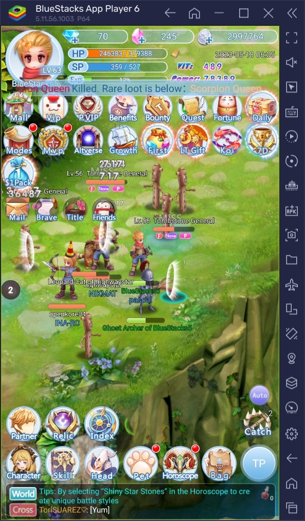 Какие инструменты BlueStacks помогут вам создать сильнейшего героя в World of Rune - Fantasy MMORPG?