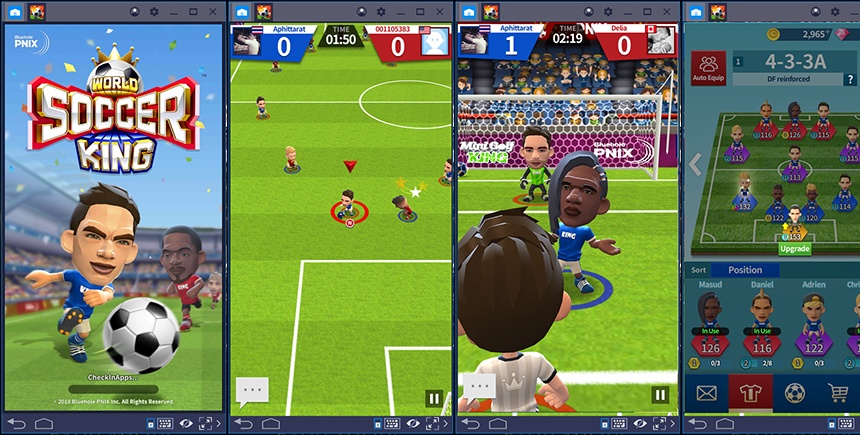 World Soccer King เกมฟุตบอลเกรียนขั้นบ้า ฮาขั้นเทพ