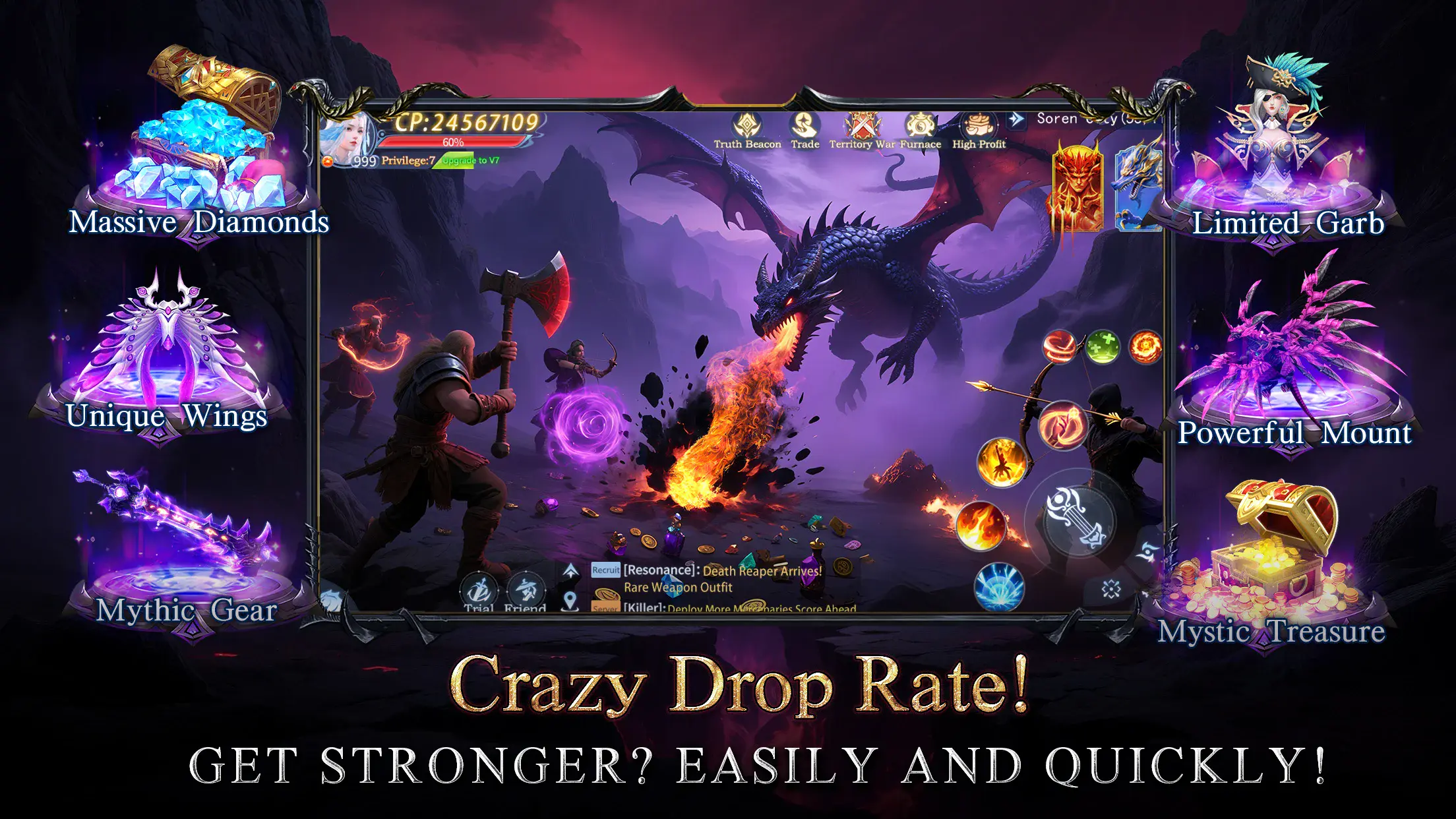 Tips Progress dan Tingkatin CP di Game AFK Wrath of Titans Eternal War
