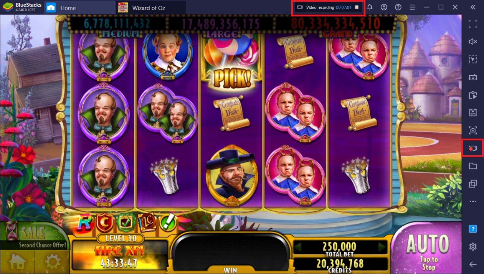 How to Play Wizard Of Oz Casino on PC With BlueStacks