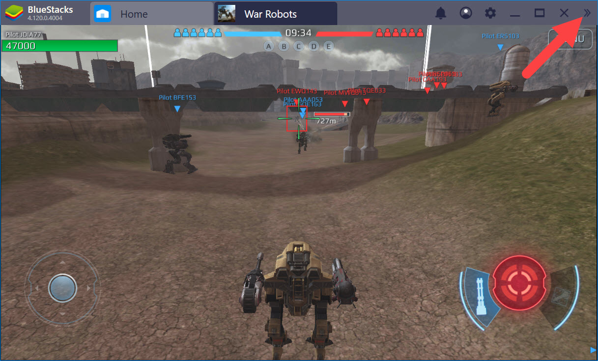 Thiết lập Game Controls tối ưu điều khiển Robot trong War Robots