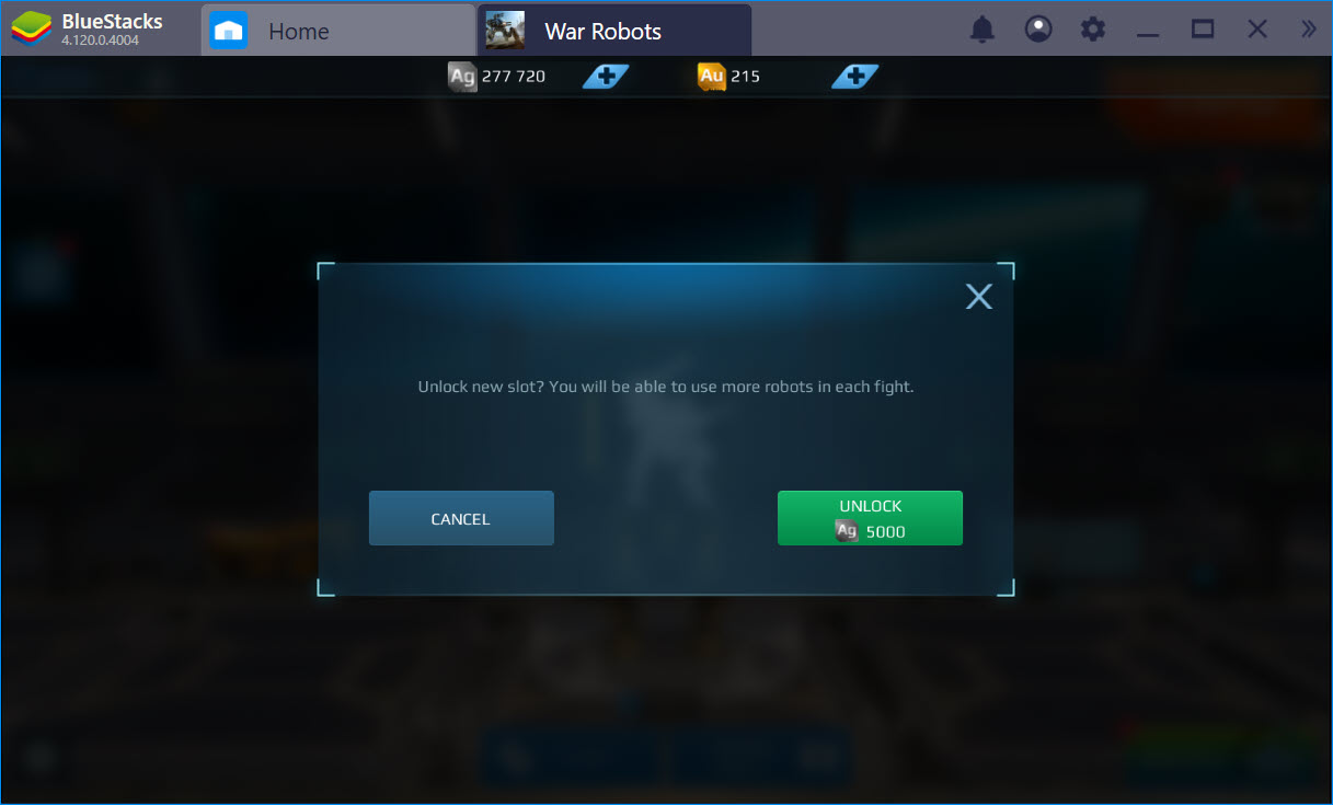 Cách unlock Robot mới, nâng cấp trang bị trong War Robots