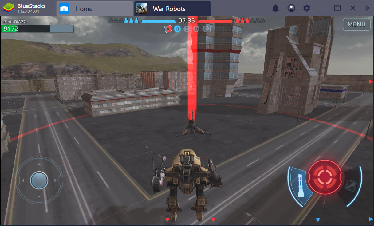 Cùng chơi đại chiến War Robots PC trên Bluestacks