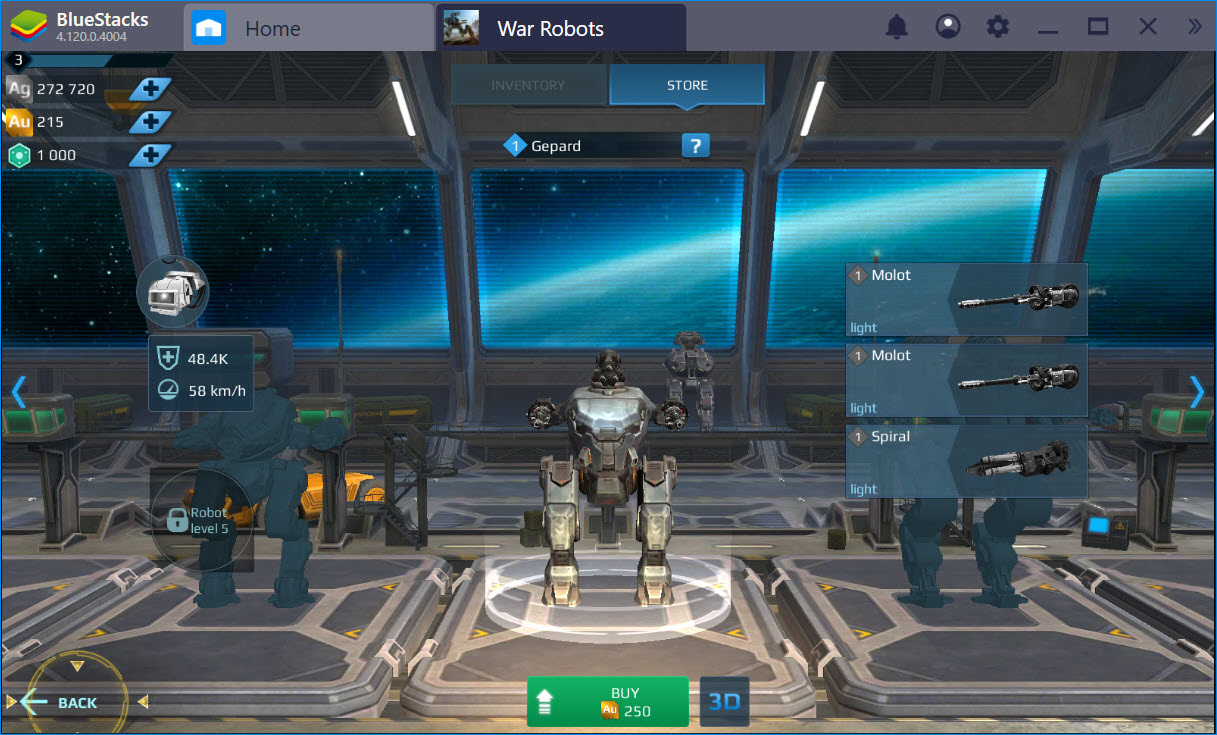 Cùng chơi đại chiến War Robots PC trên Bluestacks