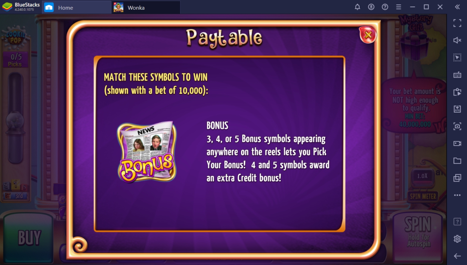 Beginner's Guide to Playing Willy Wonka Casino on PC
