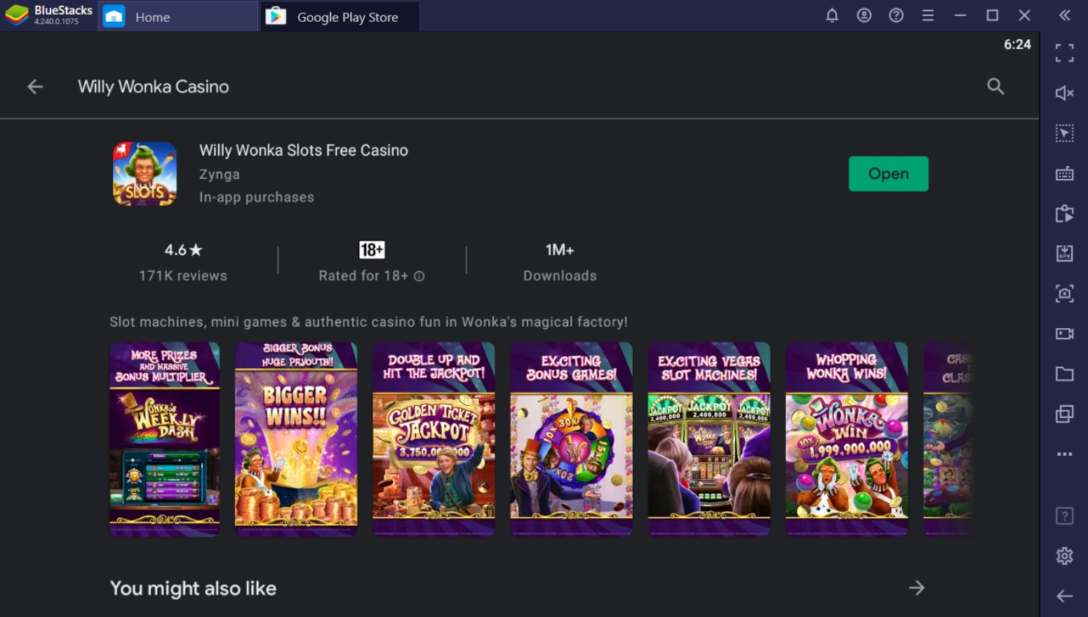 How to Play Willy Wonka Casino On PC With BlueStacks