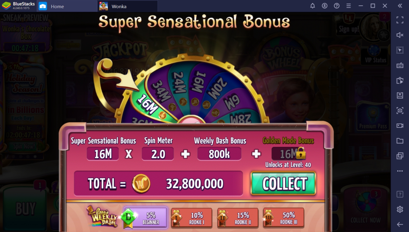 How To Get Free Credits In Willy Wonka Casino on PC