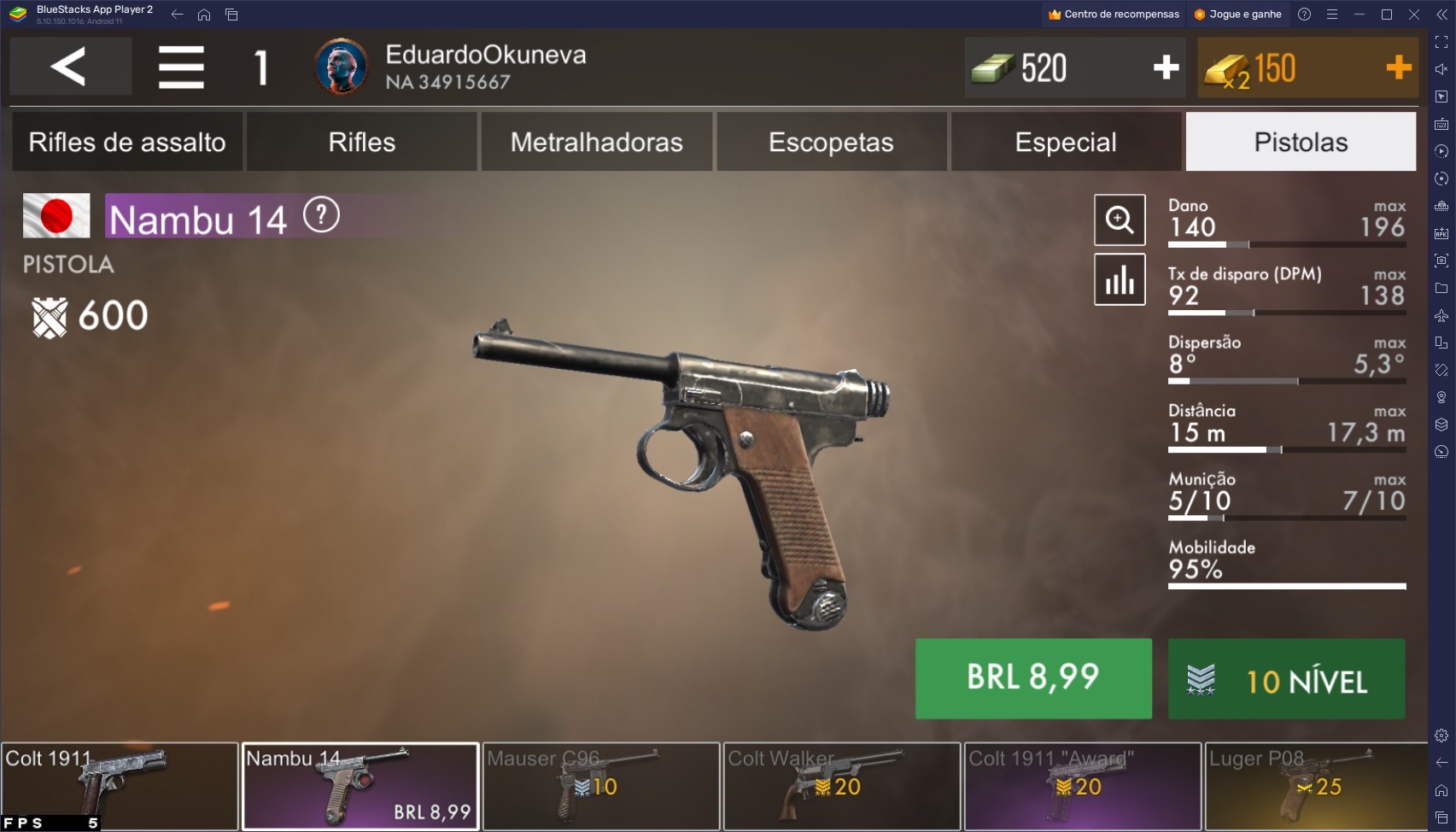 Tipos de armas em World War Heroes - WW2 PvP FPS: Um guia de como escolher o seu arsenal