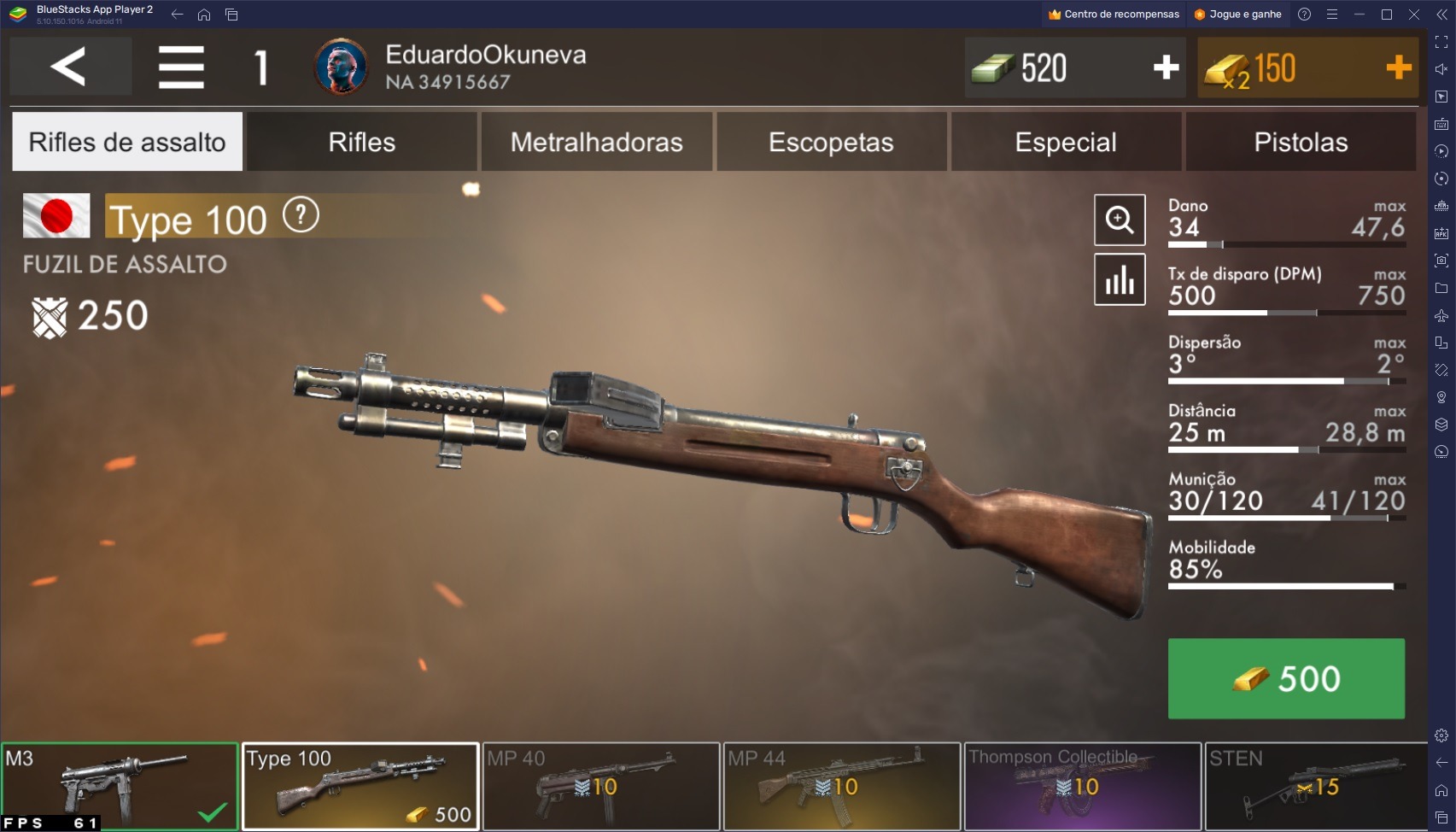 Tipos de armas em World War Heroes - WW2 PvP FPS: Um guia de como escolher o seu arsenal