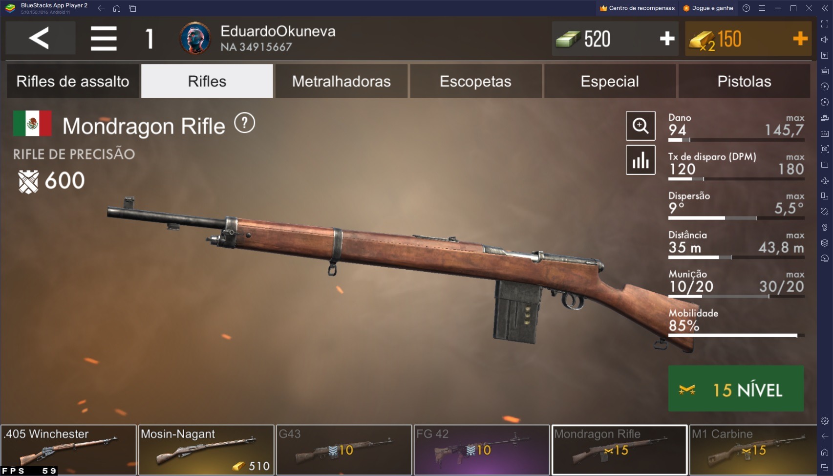 Tipos de armas em World War Heroes - WW2 PvP FPS: Um guia de como escolher o seu arsenal