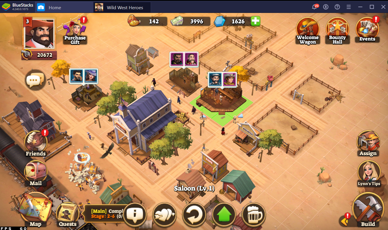 Save the Wild West - How to Play Wild West Heroes on PC with BlueStacks