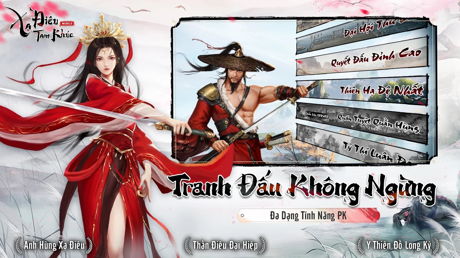 Xạ Điêu Tam Khúc: Game mobile kiếm hiệp mới từ DzoGame