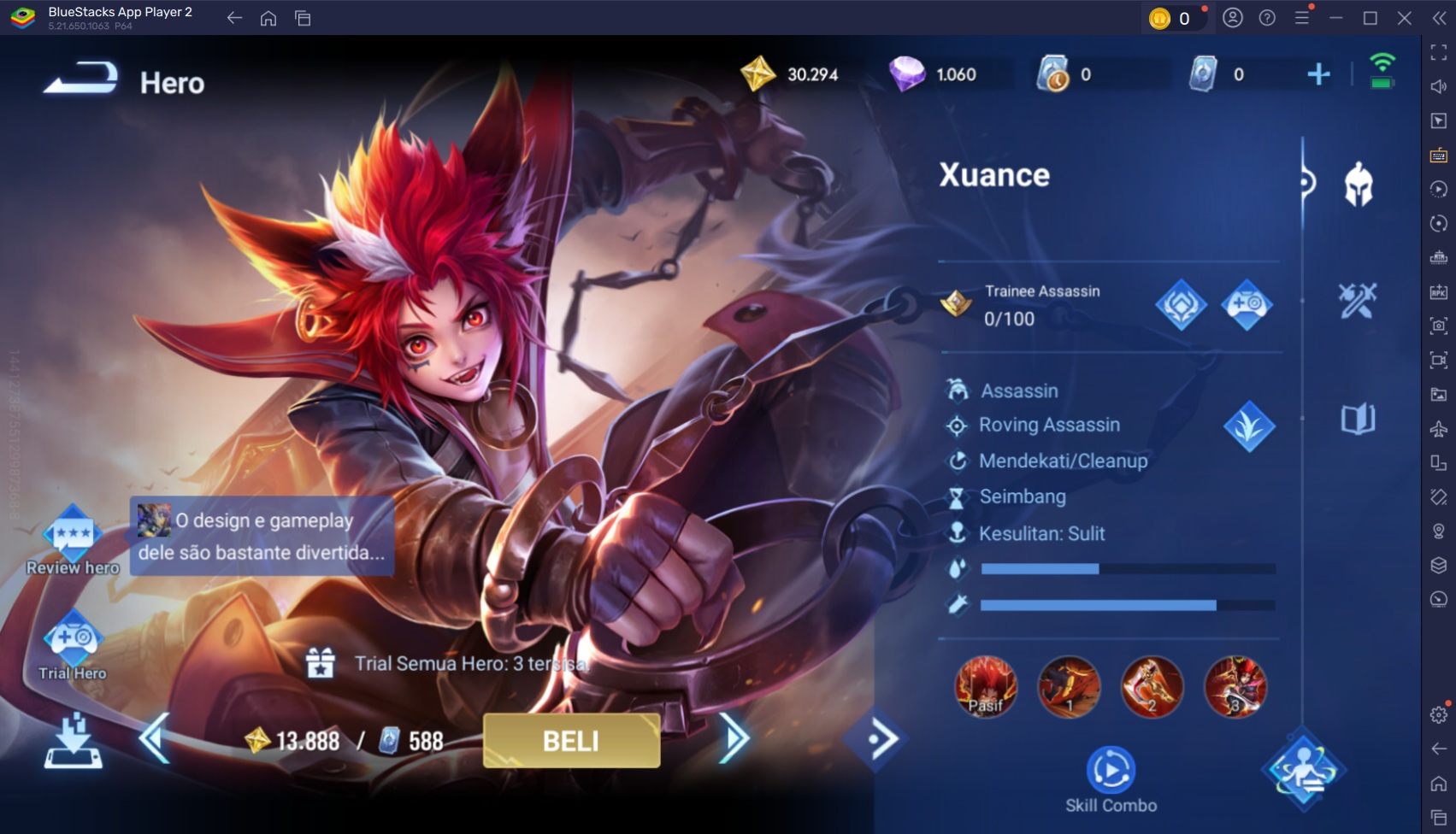 Build Xuance Honor of Kings Paling Efektif, Auto GGWP!